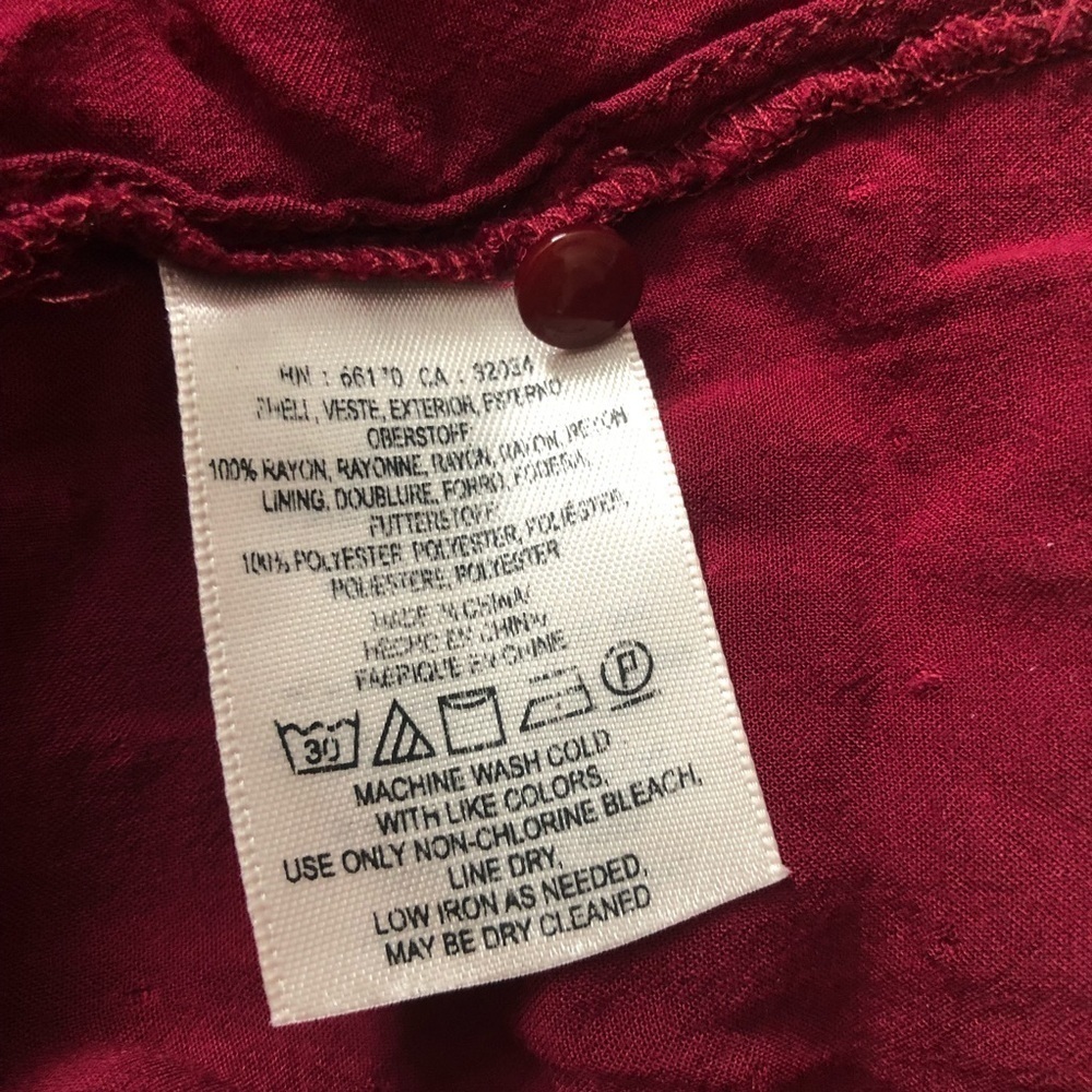 Anthropologie Maeve scallop Hem Swiss dot top - Picture 6 of 8